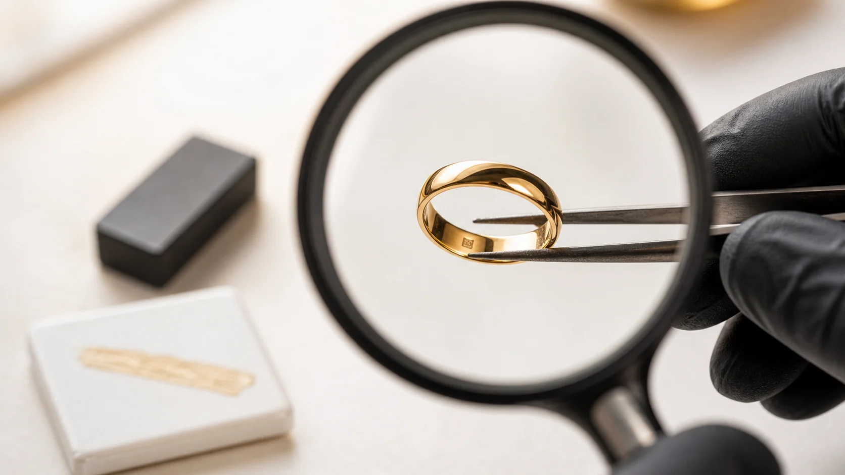 How to recognize real gold: hallmark, magnet and other tests