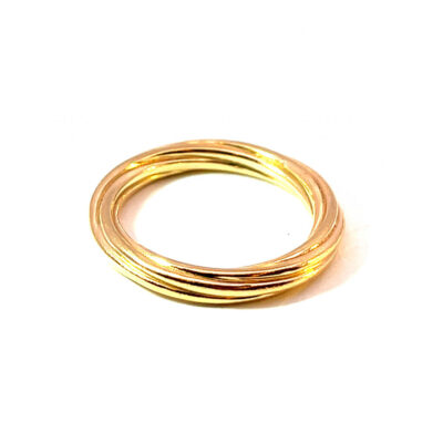 Zlatý prsten, 18 k, vel. 55